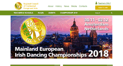 Desktop Screenshot of europeirishdancing.com